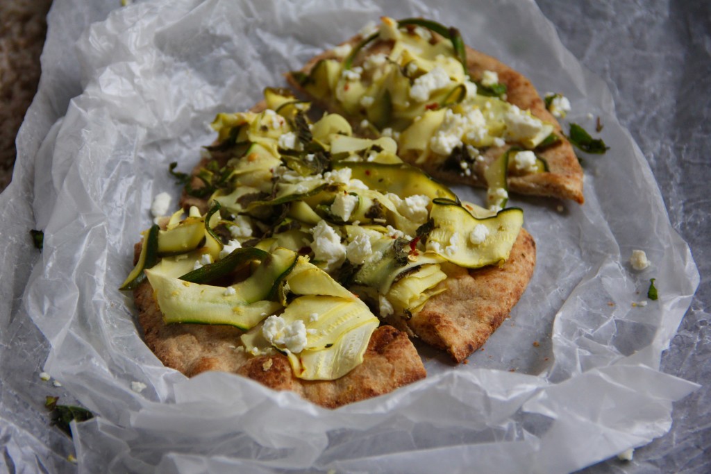 Courgette & Lemon Pizza- Emma's Little Kitchen